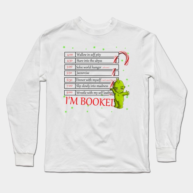 I'm booked candycane Long Sleeve T-Shirt by ImSomethingElse